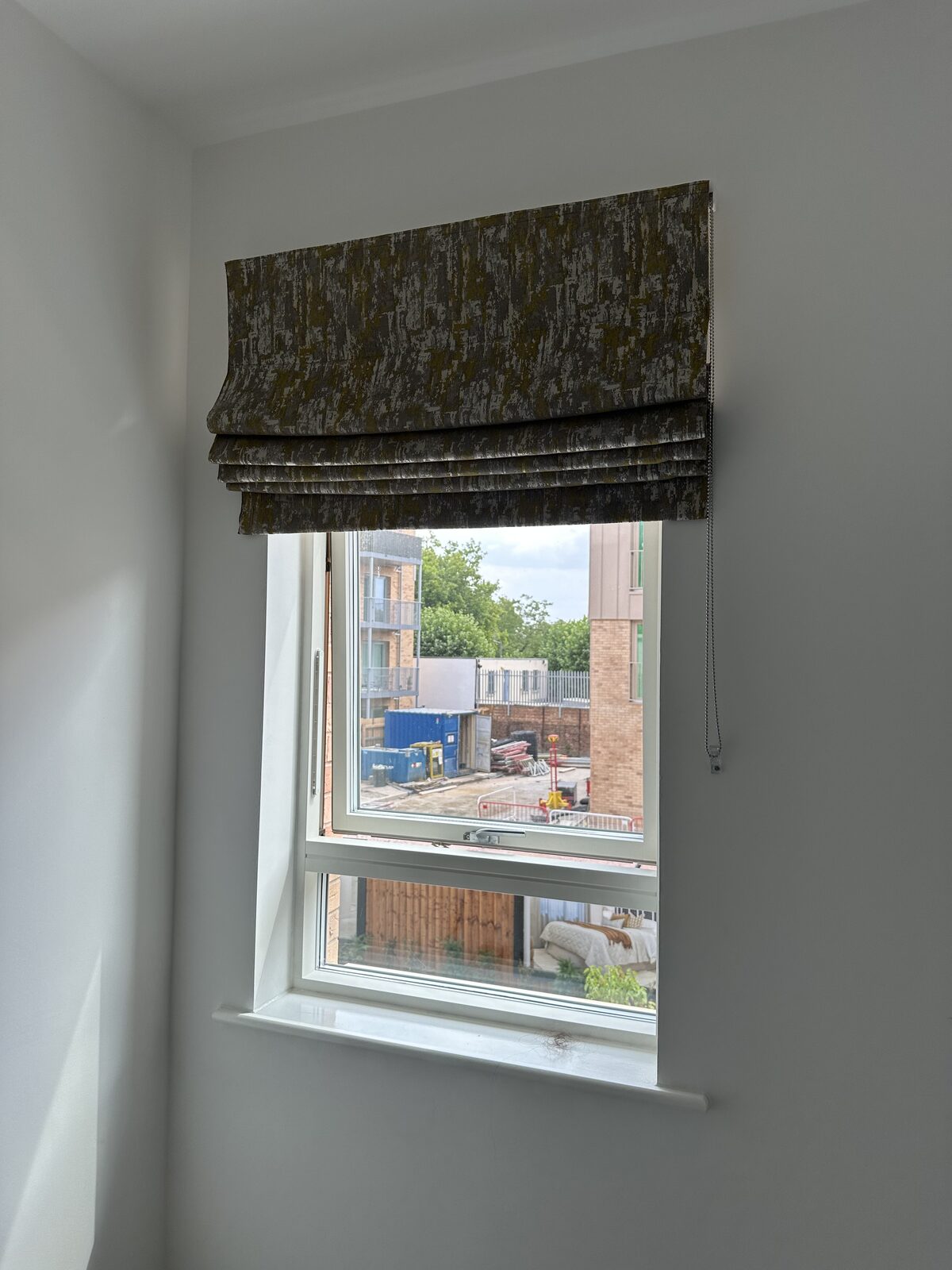 Detail of curtains made by Drape & Dwell