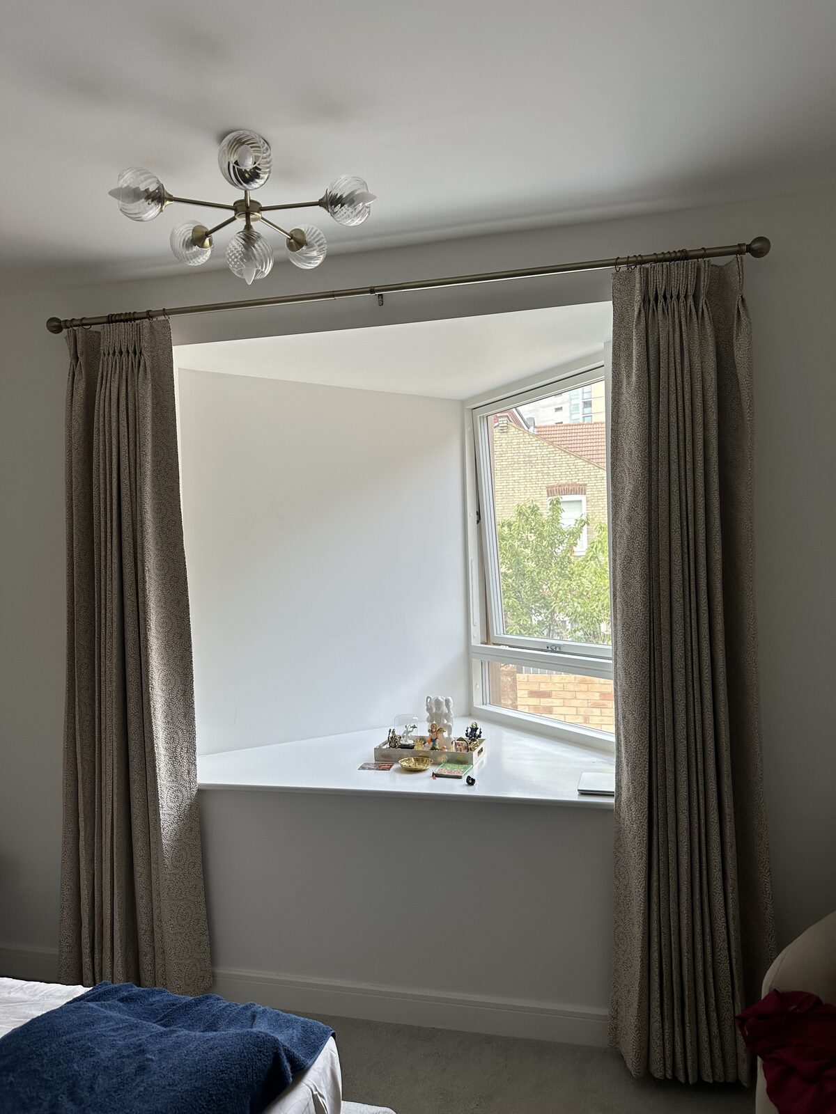 Roman blind made by Drape & Dwell
