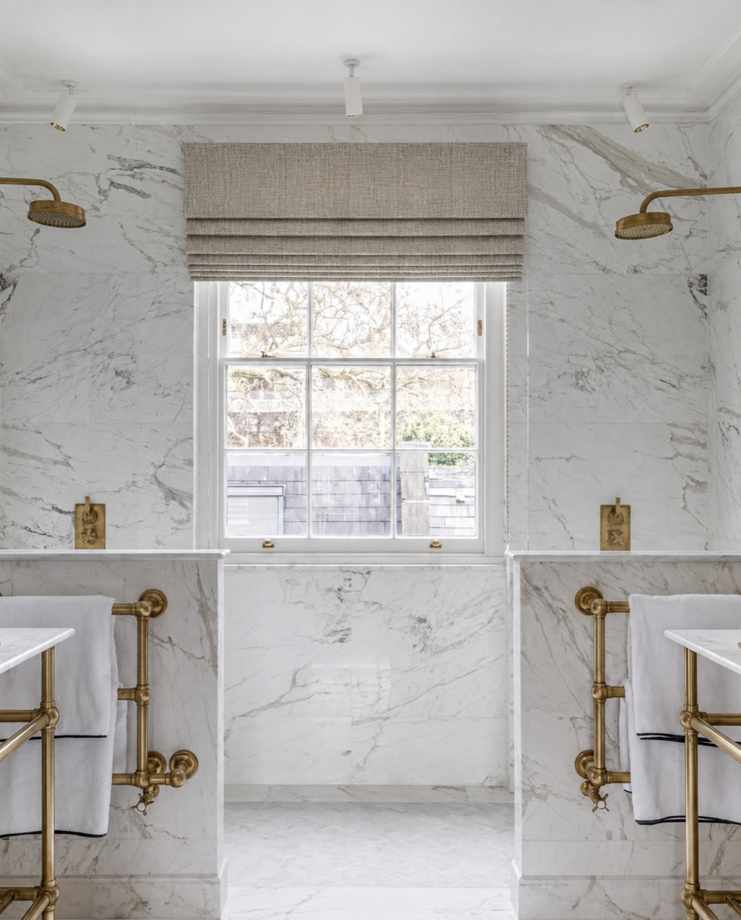 Roman blind made by Drape & Dwell